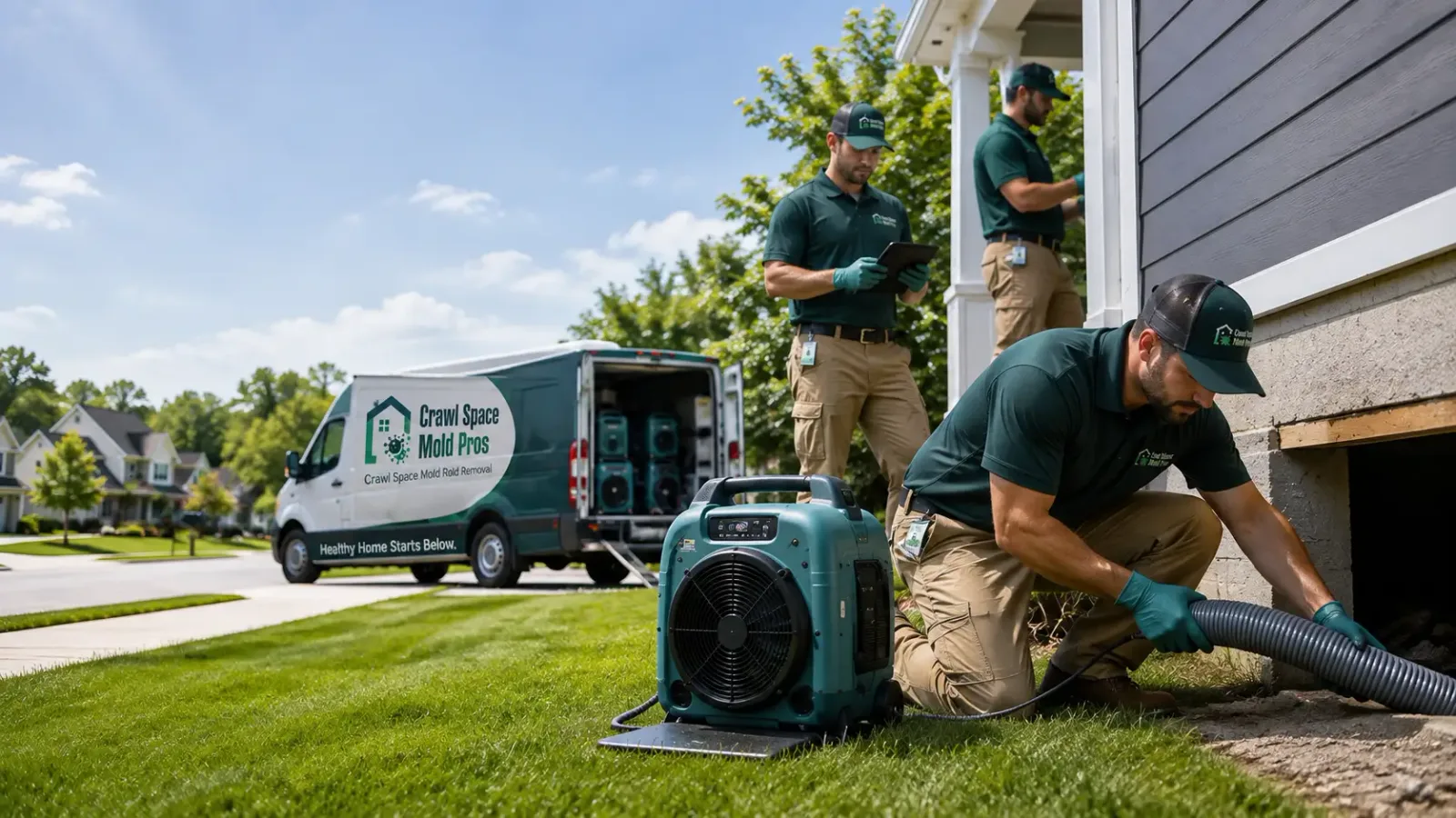 Crawl Space Mold Removal in Fortuna, ND